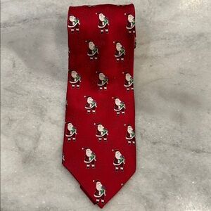 Festive Red Santa Tie